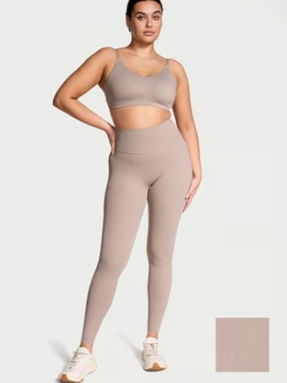 Victoria's Secret VSX Elevate Leggings - Light Taupe
